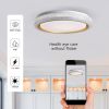 LED Flush Mount Ceiling Light Fixture, 19.69in 36W,3600LM, 5 CCT Colors 2700K 3000K 3500K 4000K 5000K