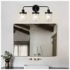 Wall Sconces Set of 3 with Clear Glass Shade,Modern Wall Sconce