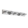 Modern 5-Light LED Vanity Light Fixture - Chrome Finish with Acrylic Light Shades - Energy-Efficient Bathroom Wall Sconce - Dimmable, 37-Inch Length