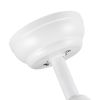 56 in. Indoor/Outdoor Matte White Indoor Ceiling Fan with Light Kit and Remote Control