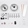 52'' Crystal Shade Ceiling Fan Lamp With Remote Control 3 Speed (High, Mid, Low) , 5 Reversible Blades for Living Room, Dining Room, Bedroom