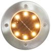 Solar Ground Lights 8 pcs LED Lights RGB Color