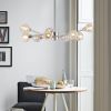 Modern Crystal Chandeliers, 9 Lights Chrome Chandelier for Living Room Bedroom, Dining Room Chandelier Over Table