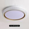 LED Flush Mount Ceiling Light Fixture, 19.69in 36W,3600LM, 5 CCT Colors 2700K 3000K 3500K 4000K 5000K