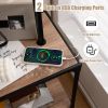 360¬∞ Rotatable Floor Lamp with End Table and USB Charging Ports