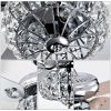 52'' Crystal Shade Ceiling Fan Lamp With Remote Control 3 Speed (High, Mid, Low) , 5 Reversible Blades for Living Room, Dining Room, Bedroom