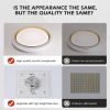 LED Flush Mount Ceiling Light Fixture, 19.69in 36W,3600LM, 5 CCT Colors 2700K 3000K 3500K 4000K 5000K