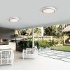 LED Flush Mount Ceiling Light Fixture, 19.69in 36W,3600LM, 5 CCT Colors 2700K 3000K 3500K 4000K 5000K