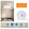 LED Flush Mount Ceiling Light Fixture, 19.69in 36W,3600LM, 5 CCT Colors 2700K 3000K 3500K 4000K 5000K
