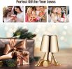 Bedside Touch Control Table Lamp;  Creative Little Golden Man Decorative Thinker Statue LED Desk Lamp